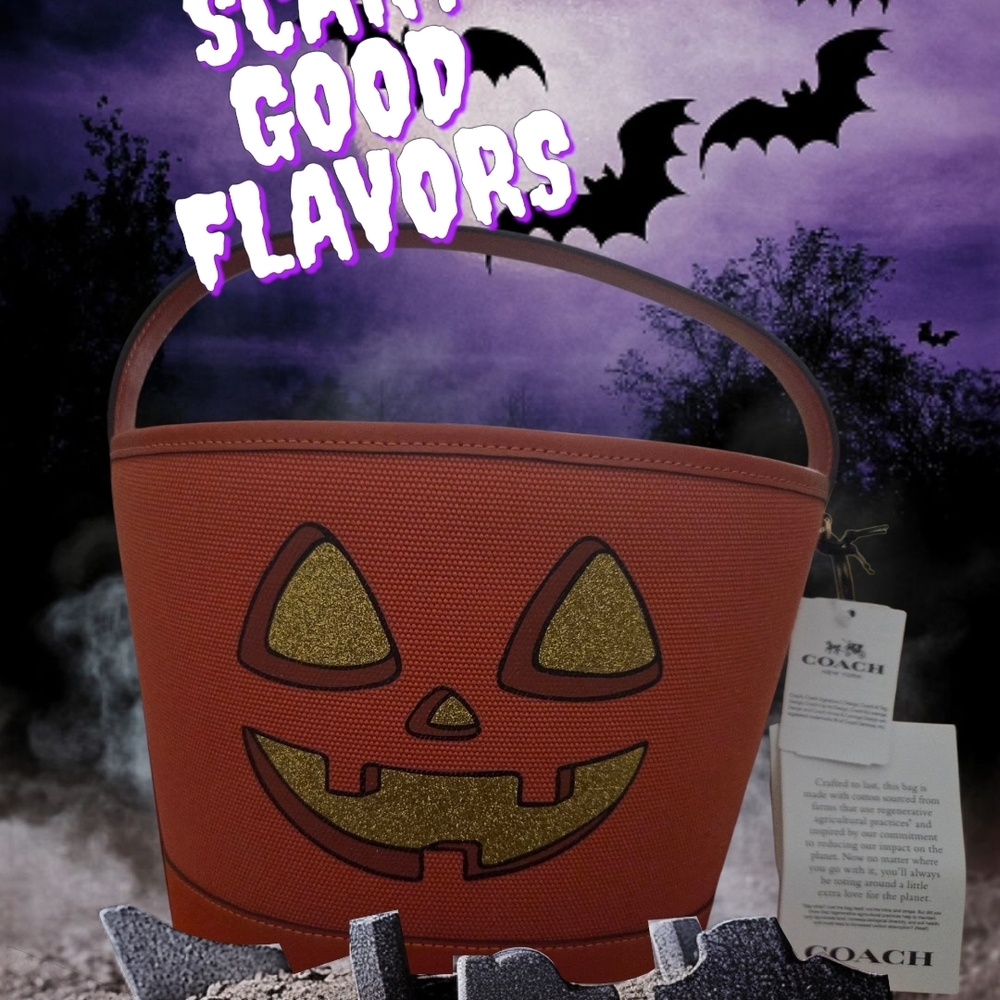 Coach Halloween Pumpkin Bucket Bag It is no longer manufactured - Picture 5 of 9